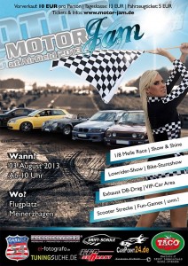 Motor Jam 2013 (Flyer: Mädchentuning)