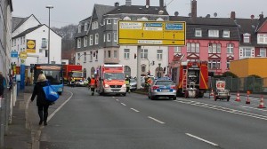 Autounfall an einer Kreuzung in Wuppertal (Foto: privat)