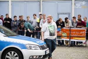 Junge Erwachsene mit der Polizei unterwegs (Foto: René Gunst)